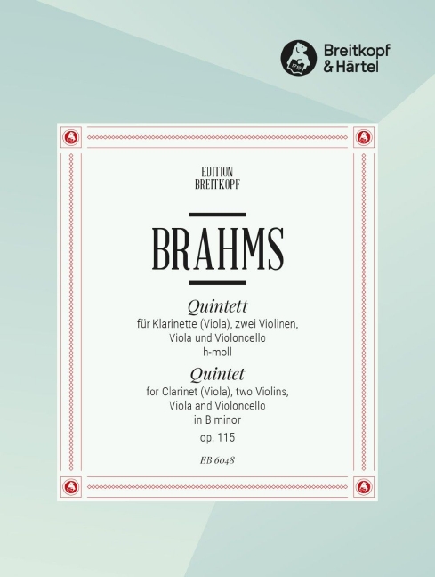 Anderes Coverbild Klarinettenquintett h-moll op. 115