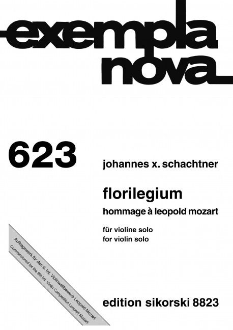 Vorderes Coverbild Florilegium 