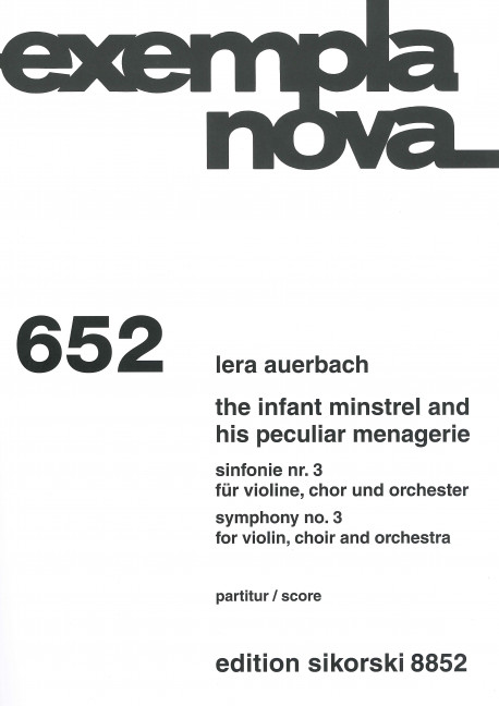 Vorderes Coverbild The Infant Minstrel and His Peculiar Menagerie 