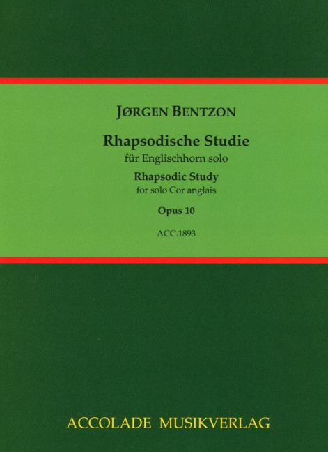 Vorderes Coverbild Rhapsodische Studie op. 10 