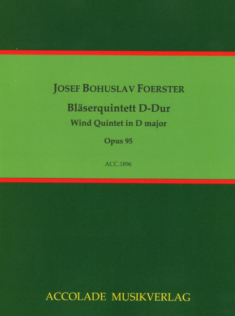 Vorderes Coverbild Bläserquintett D-Dur op. 95 