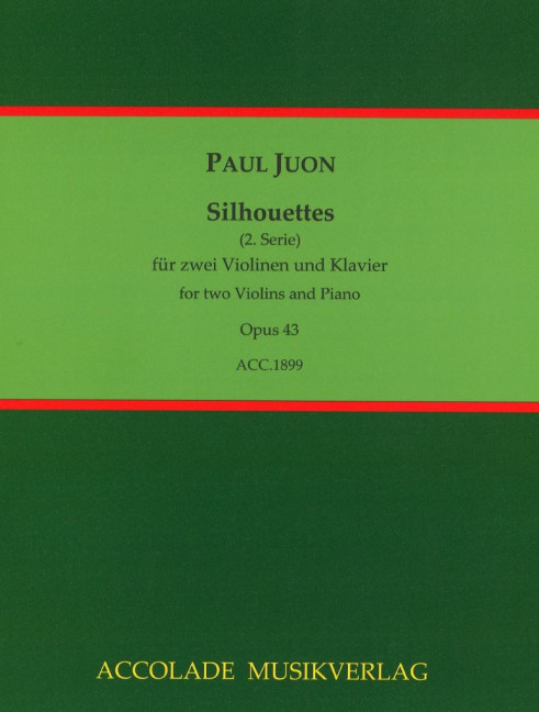 Vorderes Coverbild Silhouettes (2. Serie) op. 43 