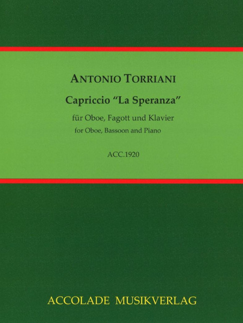 Vorderes Coverbild Capriccio "La Speranza" 