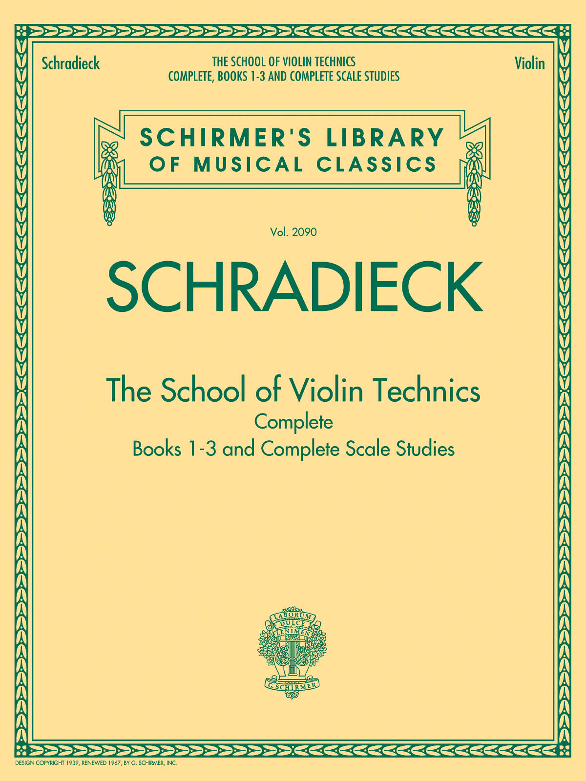 Anderes Coverbild The School of Violin Technics - Complete