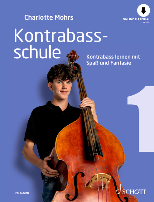 Vorderes Coverbild Kontrabassschule 1