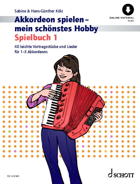 Vorderes Coverbild Akkordeon spielen - mein schönstes Hobby Spielbuch 1