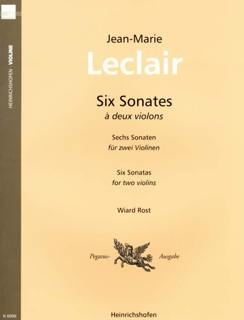 Anderes Coverbild 6 Sonaten op. 3 