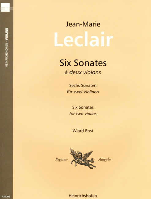 Anderes Coverbild 6 Sonaten op. 3 