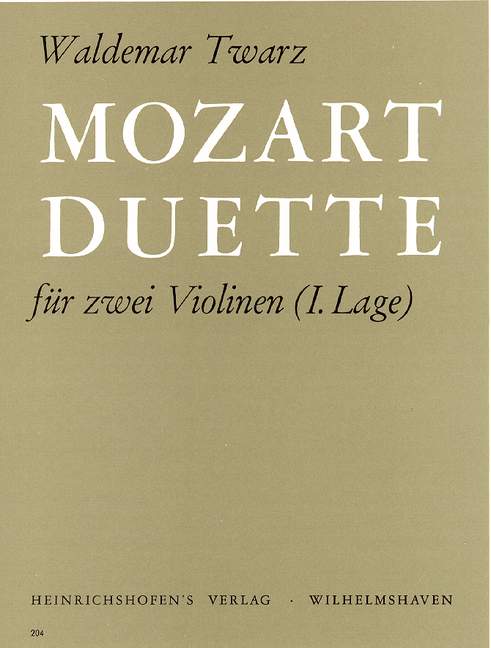 Anderes Coverbild Mozart-Duette 