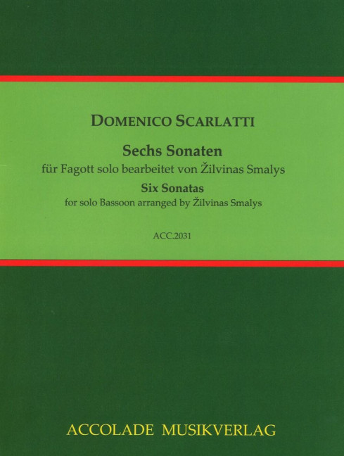 Vorderes Coverbild Sechs Sonaten 