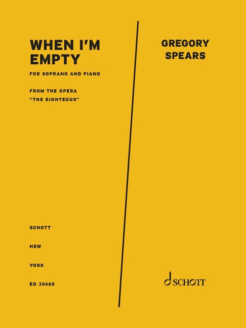 Vorderes Coverbild When I’m empty 