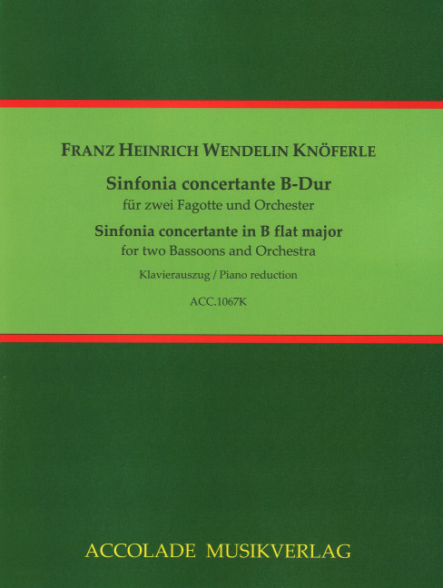Vorderes Coverbild Sinfonia concertante B-Dur 