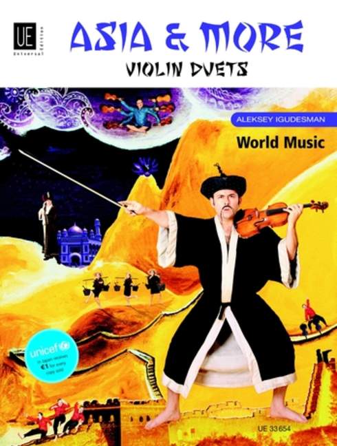 Vorderes Coverbild Asia & More für 2 Violinen