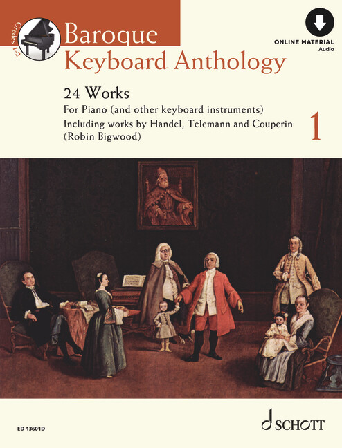 Vorderes Coverbild Baroque Keyboard Anthology Band 1