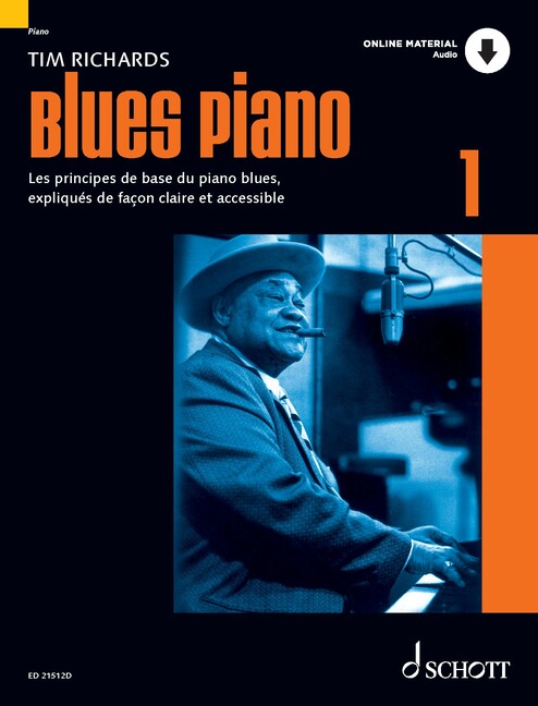 Vorderes Coverbild Blues Piano 1 Band 1