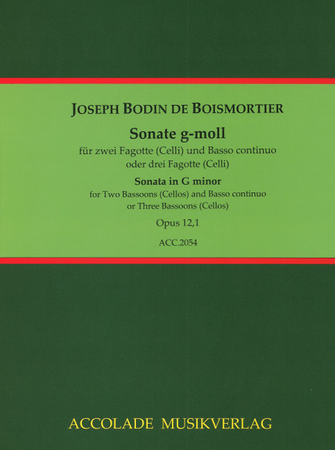 Vorderes Coverbild Sonate g-moll op. 12/1 op. 12,1 