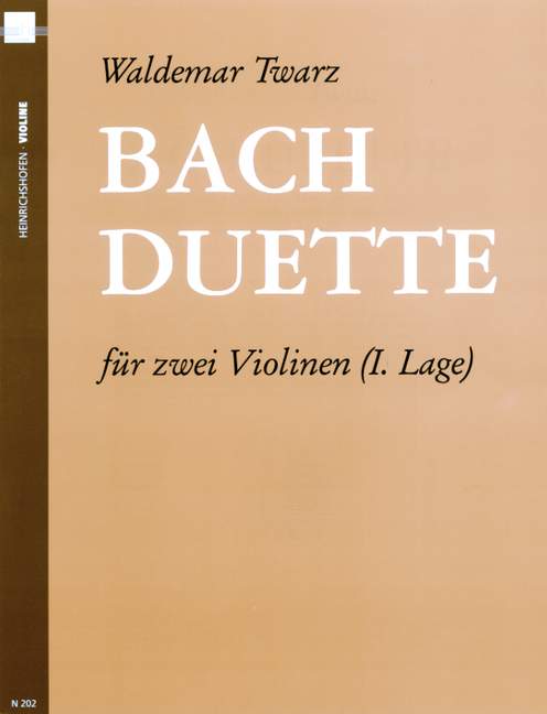 Vorderes Coverbild Bach-Duette 
