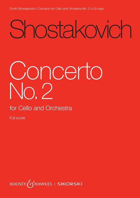 Vorderes Coverbild Konzert für Violoncello und Orchester Nr. 2 op. 126