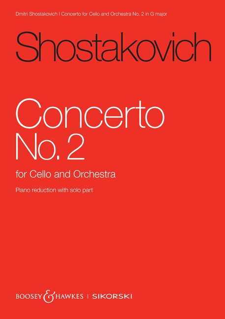Vorderes Coverbild Konzert für Violoncello und Orchester Nr. 2 op. 126