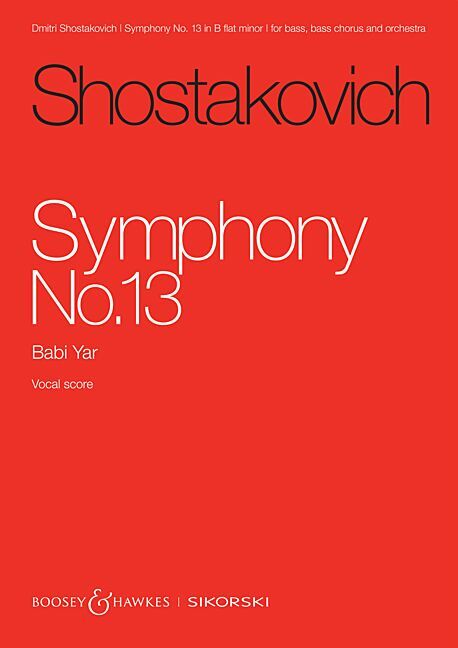 Vorderes Coverbild Symphony No. 13 op. 113 