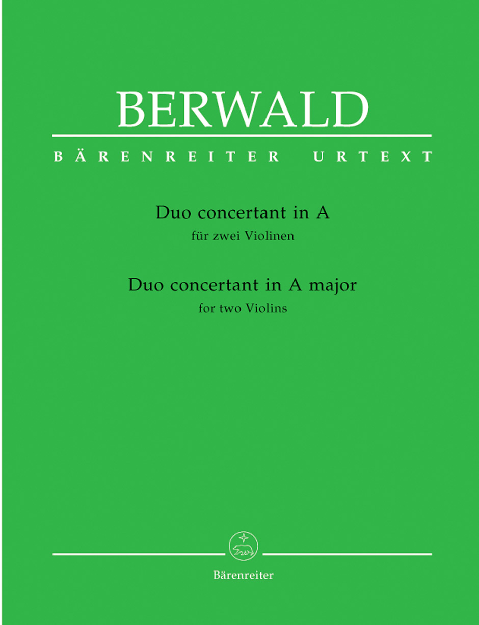 Vorderes Coverbild Duo concertant für zwei Violinen A-Dur