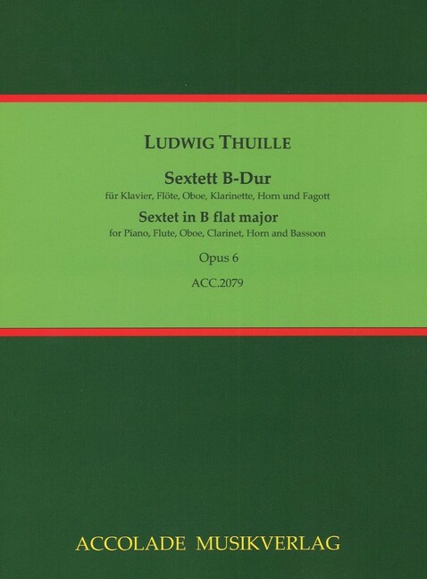 Vorderes Coverbild Sextett B-Dur 