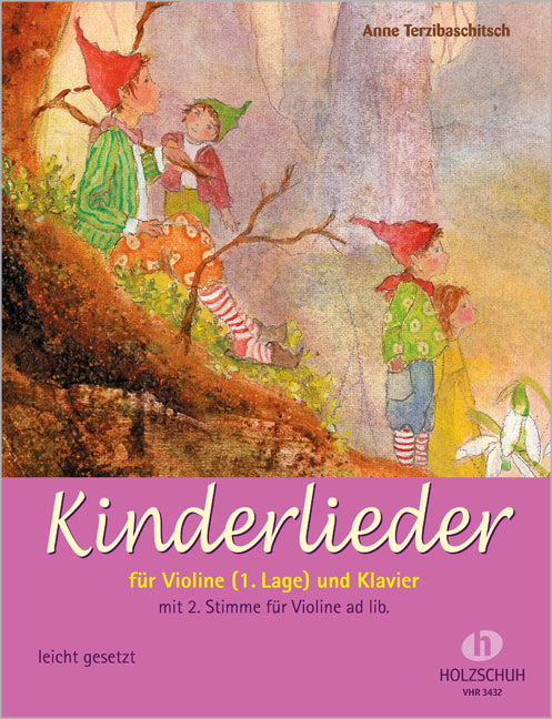 Vorderes Coverbild Kinderlieder für Violine (1. Lage) und Klavier