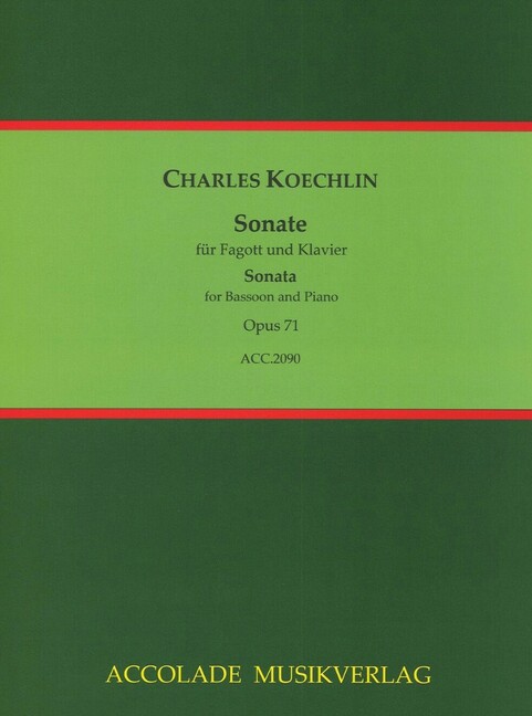 Vorderes Coverbild Sonate op. 71 