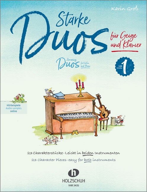 Vorderes Coverbild Starke Duos für Geige und Klavier