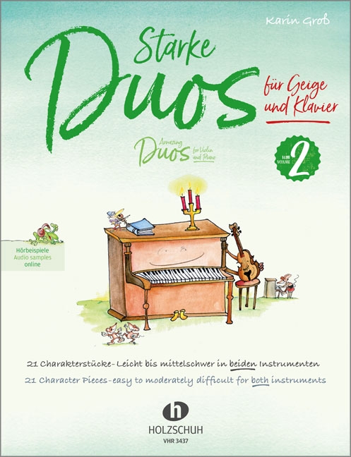 Vorderes Coverbild Starke Duos 2 für Geige und Klavier