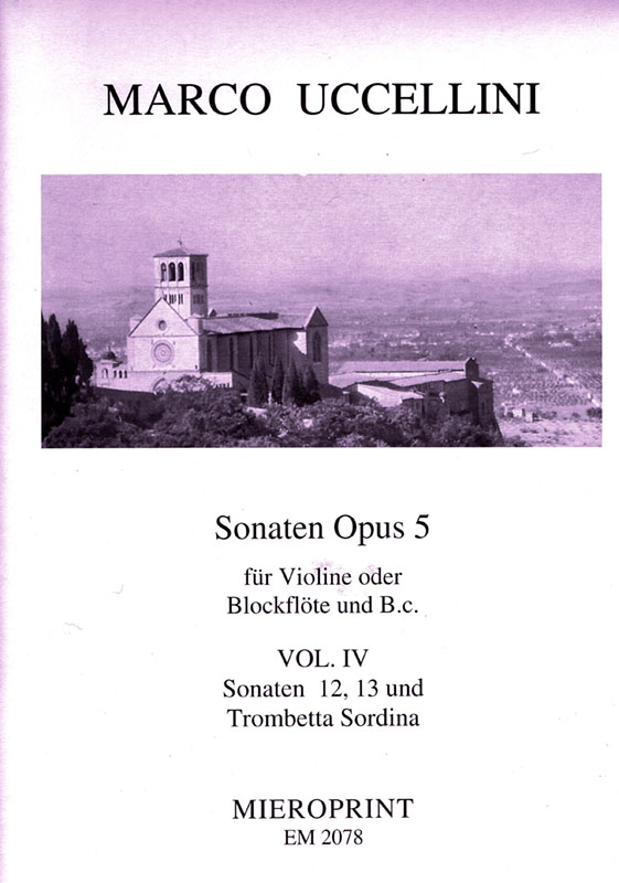 Vorderes Coverbild 13 Sonaten Op. 5 Band 4