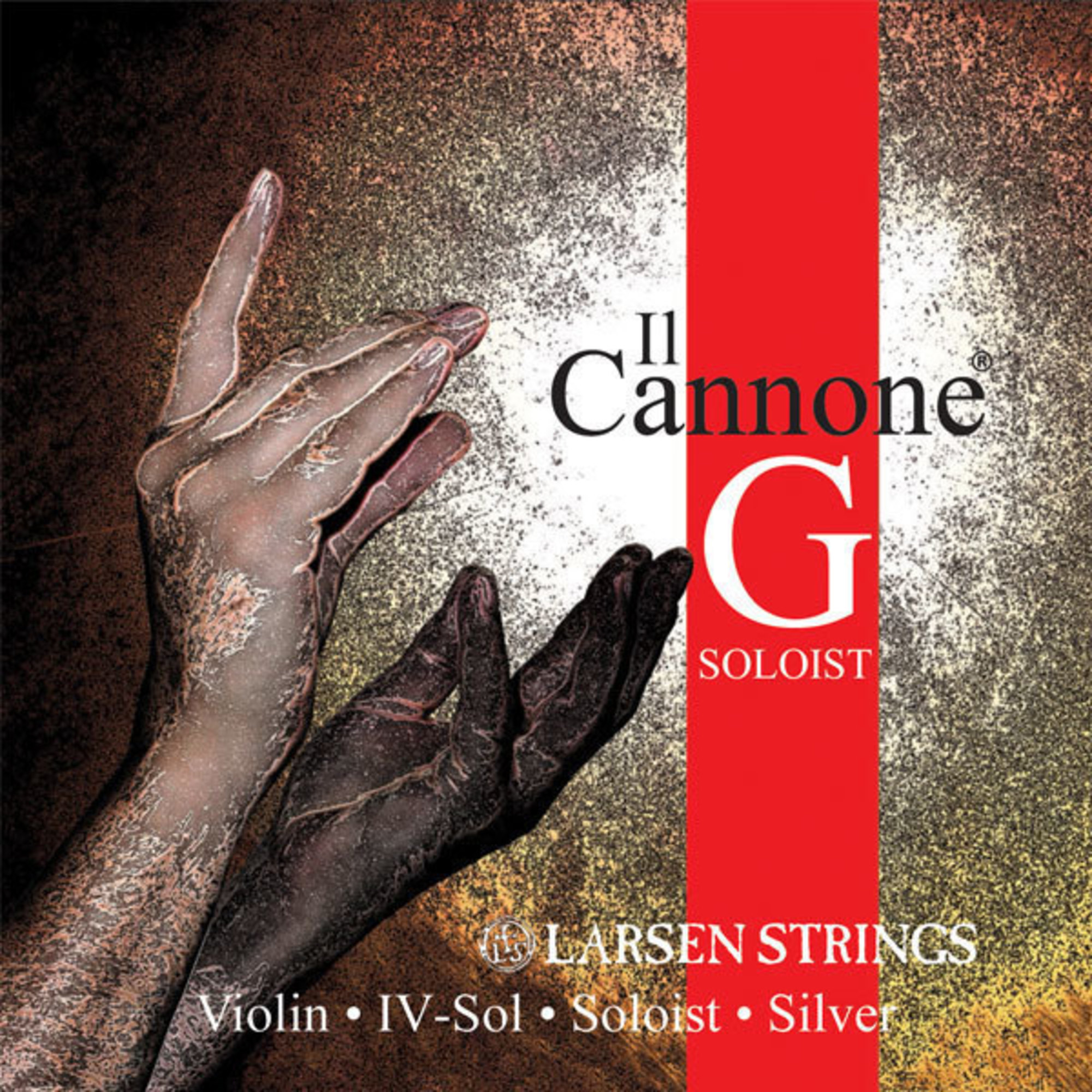 Vorderes Coverbild Larsen Il Cannone Soloist Violine G, Synthetik/Silber