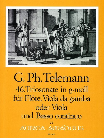 Vorderes Coverbild 46. Triosonate in g-moll TWV 42:g7