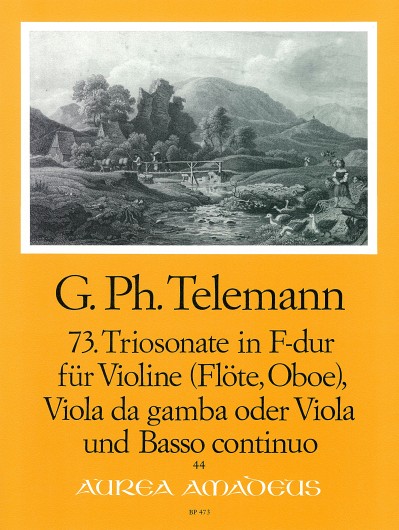 Vorderes Coverbild 73. Triosonate in F-dur TWV 42:F10