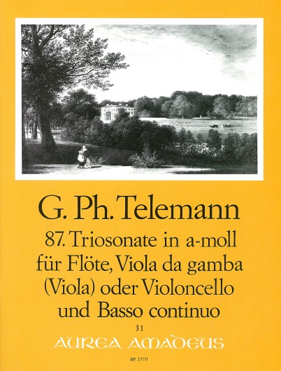 Vorderes Coverbild 87. Triosonate in a-moll TWV 42:a7