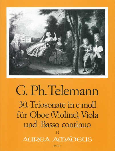 Vorderes Coverbild 30. Triosonate in c-moll TWV 42:c5