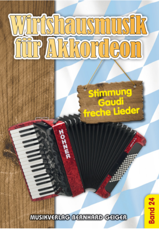 Vorderes Coverbild Wirtshausmusik für Akkordeon - Band 24