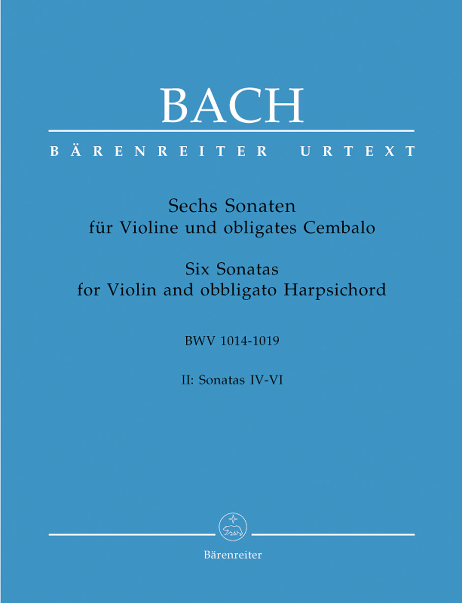 Anderes Coverbild Sechs Sonaten für Violine und obligates Cembalo BWV 1017-1019