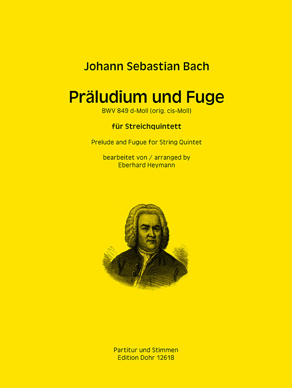 Vorderes Coverbild Präludium und Fuge d-Moll BWV 849