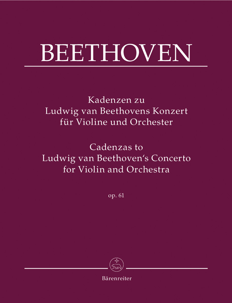 Anderes Coverbild Kadenzen zu Ludwig van Beethovens Konzert für Violine und Orchester op. 61