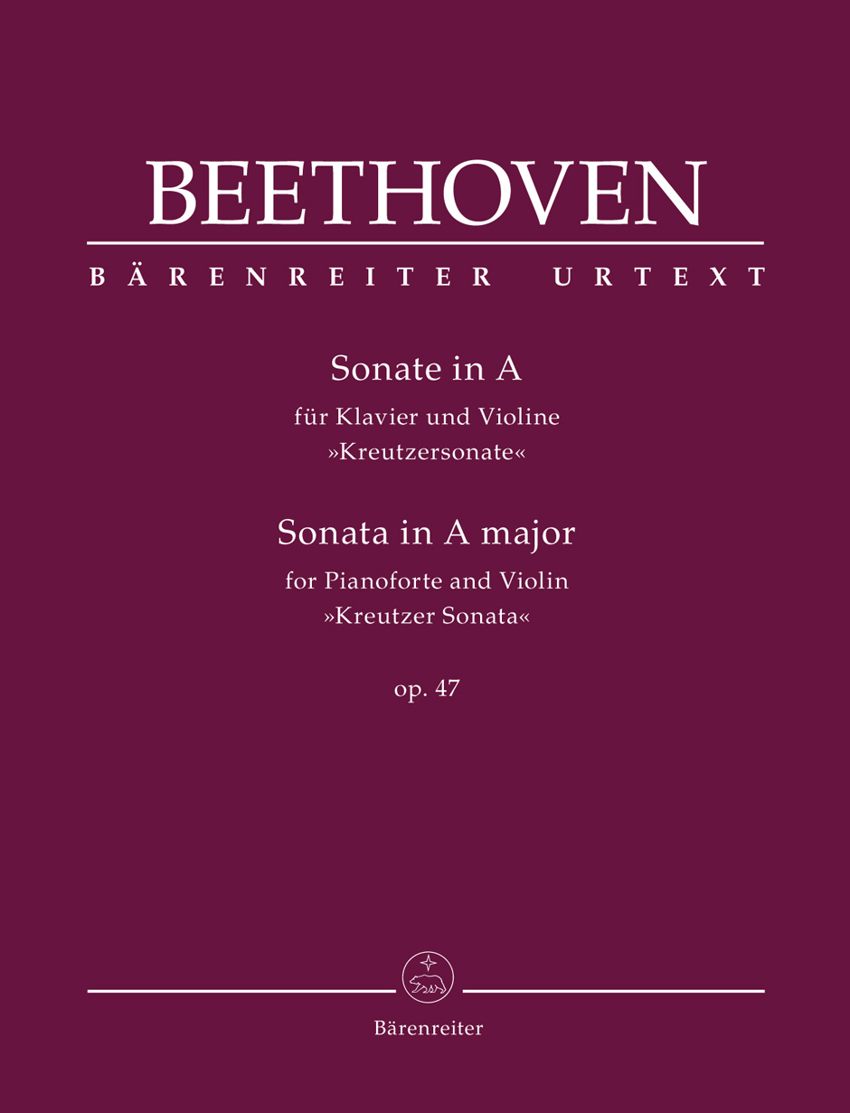 Vorderes Coverbild Sonate für Klavier und Violine A-Dur op. 47 "Kreutzersonate"