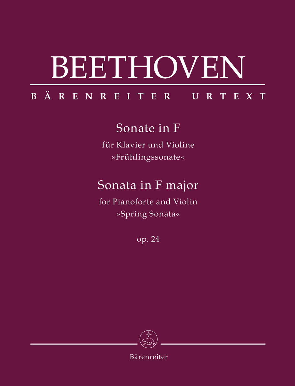 Vorderes Coverbild Sonate für Klavier und Violine F-Dur op. 24 "Frühlingssonate"