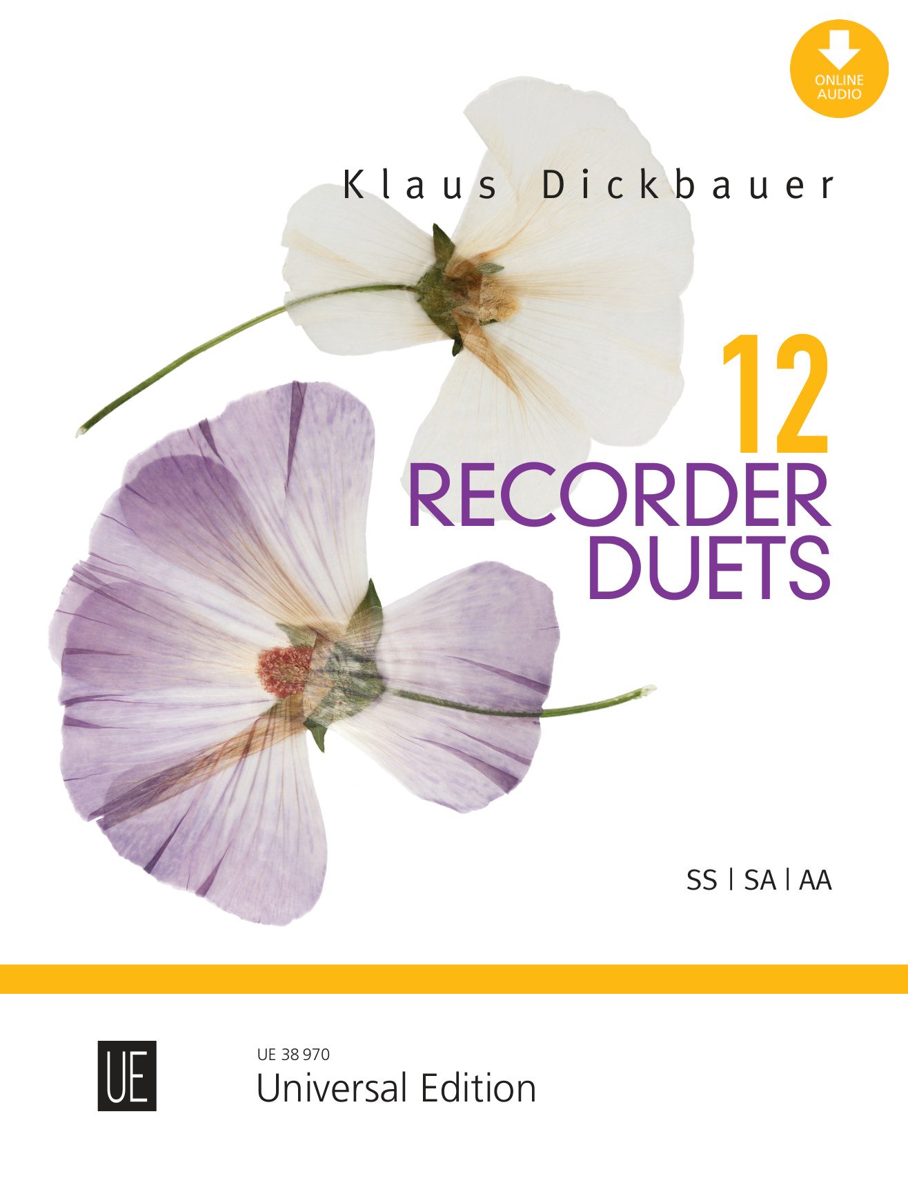 Vorderes Coverbild 12 Recorder Duets
