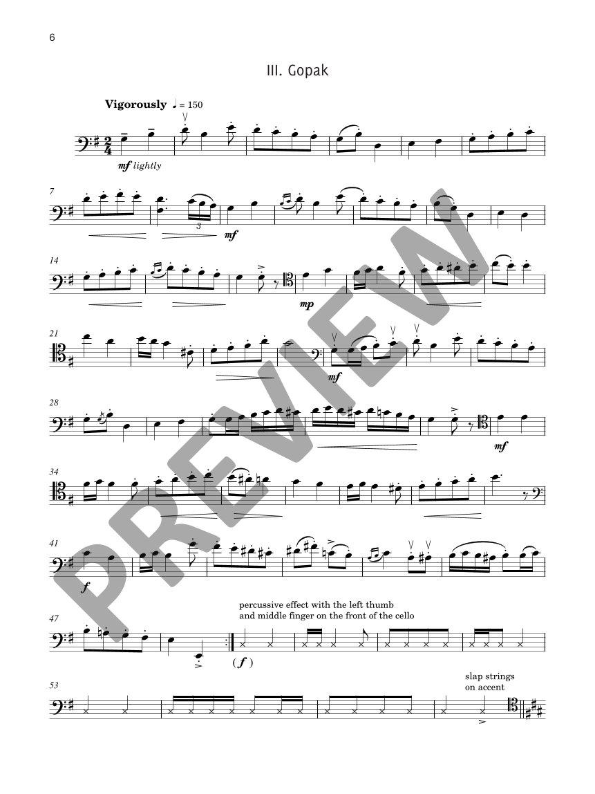 Anderes Coverbild Dance Suite for Solo Cello