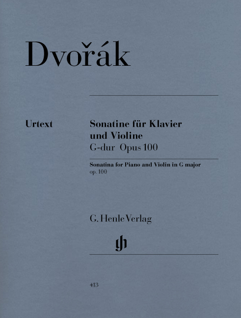 Vorderes Coverbild Sonatine für Klavier und Violine G-dur op. 100