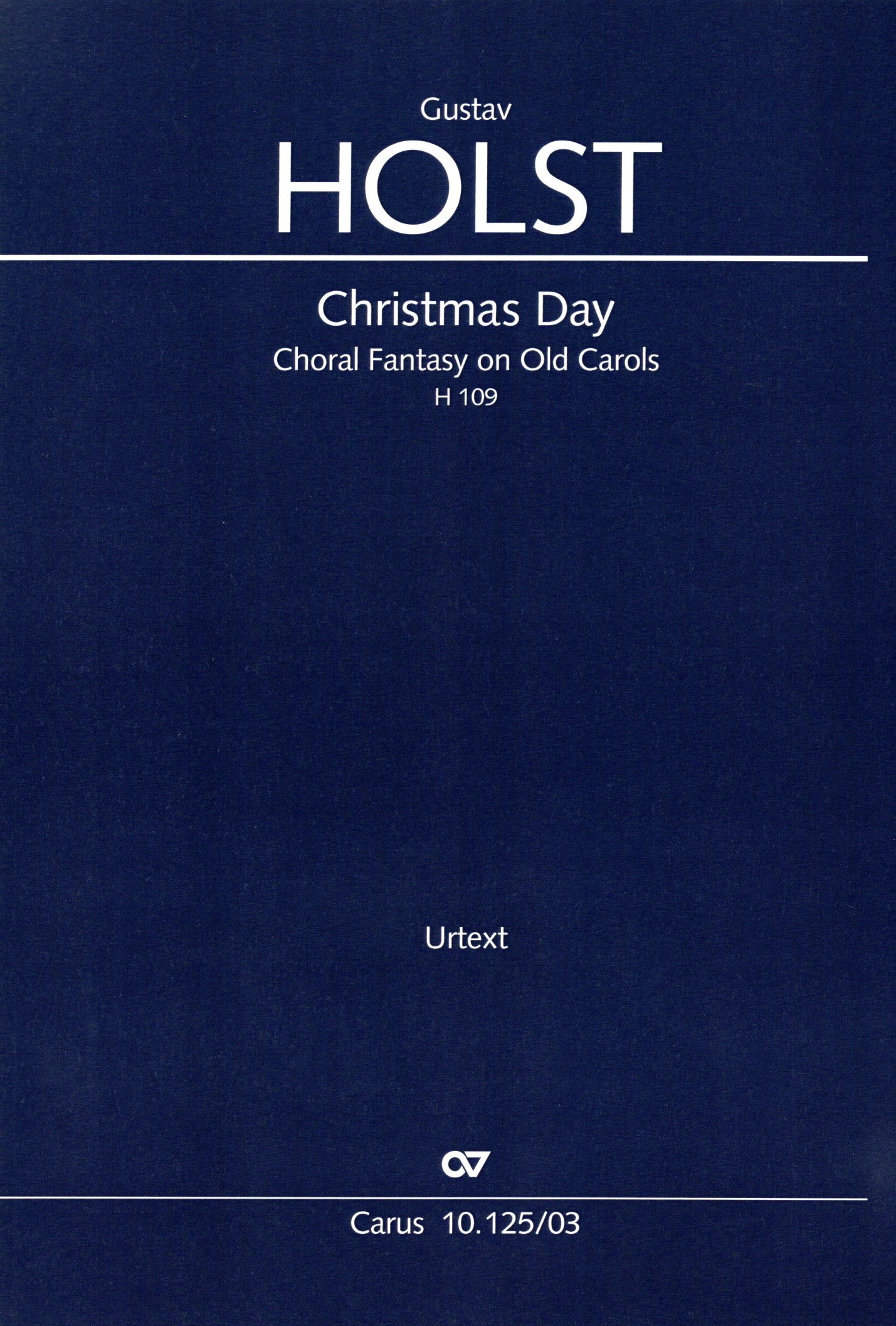Vorderes Coverbild Christmas Day H 109