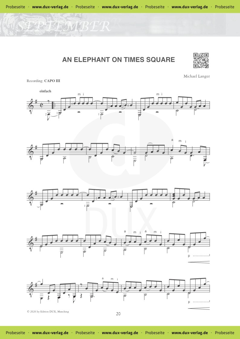Anderes Coverbild Guitar Calendar - A Guitar Suite