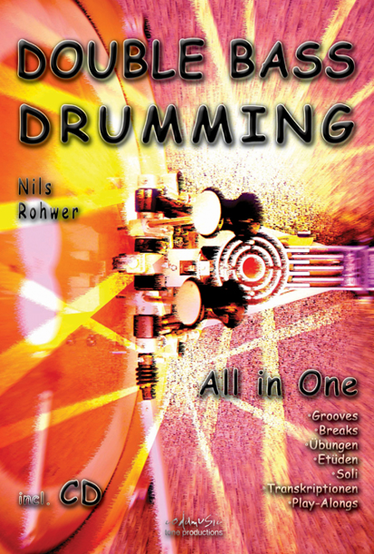 Vorderes Coverbild Double Bass Drumming für Drum Set Lehrbuch