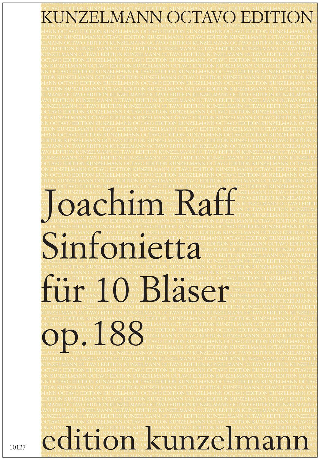 Vorderes Coverbild Sinfonietta für 10 Bläser op. 188