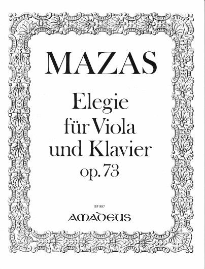 Vorderes Coverbild Elegie op. 73